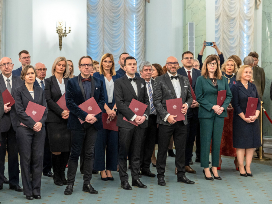 Profesor Beata Świątkowska odebrała z rąk prezydenta nominację profesorską 